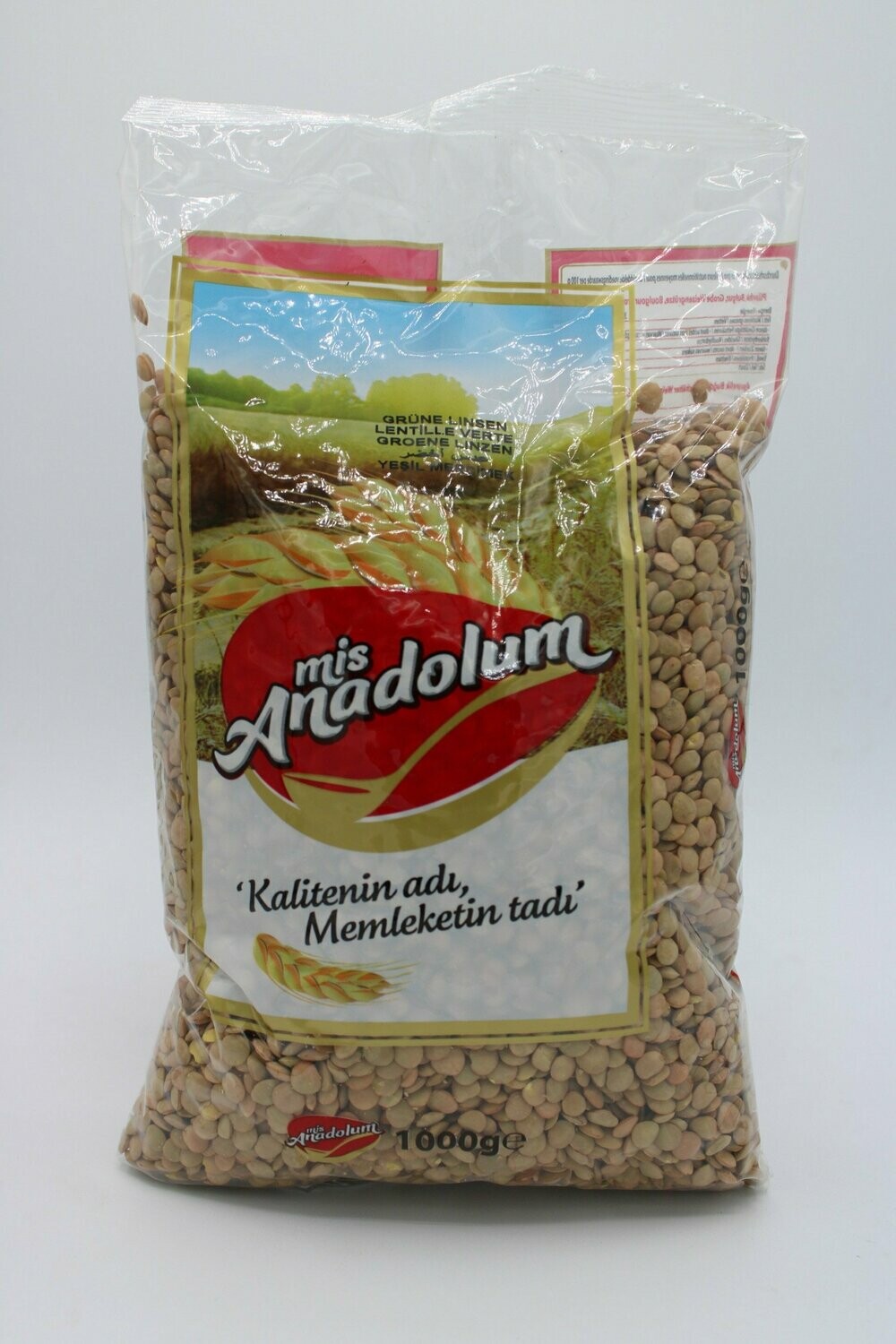 Mis Anadolum Yesil Mercimek 1 kg