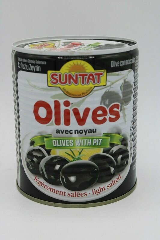 Suntat Az Tuzlu Siyah Cekirdekli Zeytin 400 g