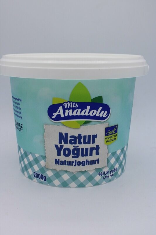 Mis Anadolu Natur Yogurt 2 kg