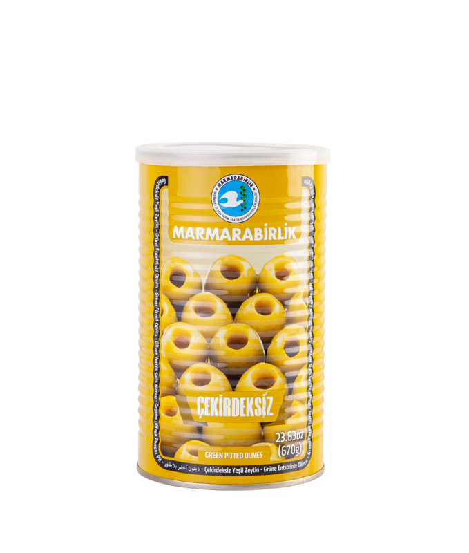Marmarabirlik Yesil Zeytin Cekirdeksiz 670 g