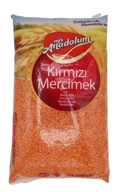 Mis Anadolum Kirmizi Mercimek 2,5 kg