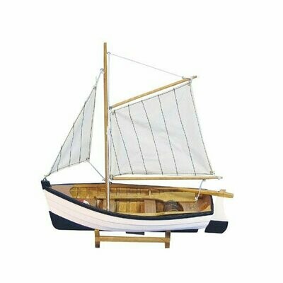 Schiffsmodell Fischerboot Holz Länge 32 cm