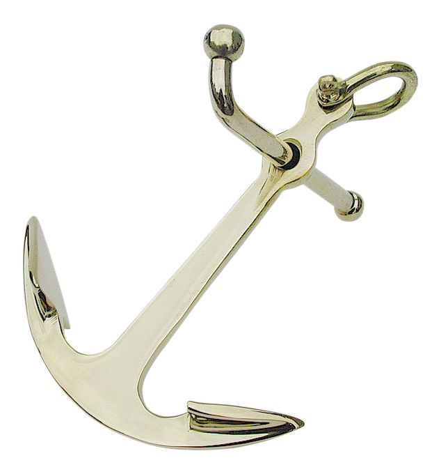 Stockanker Messing 13 cm