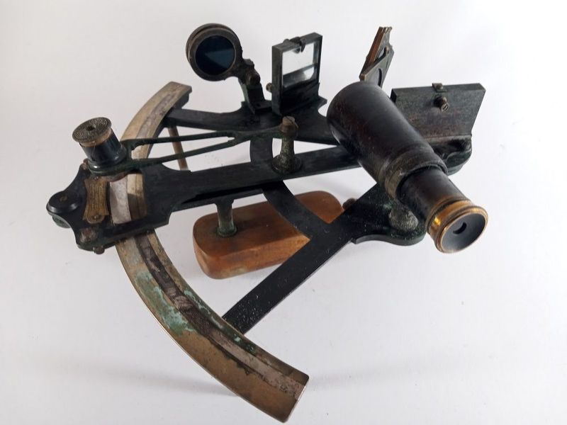 Sextant Heath & Co, London ca. 1926 im Holzkasten Sextant Heath & Co, London ca. 1926 im Holzkasten
