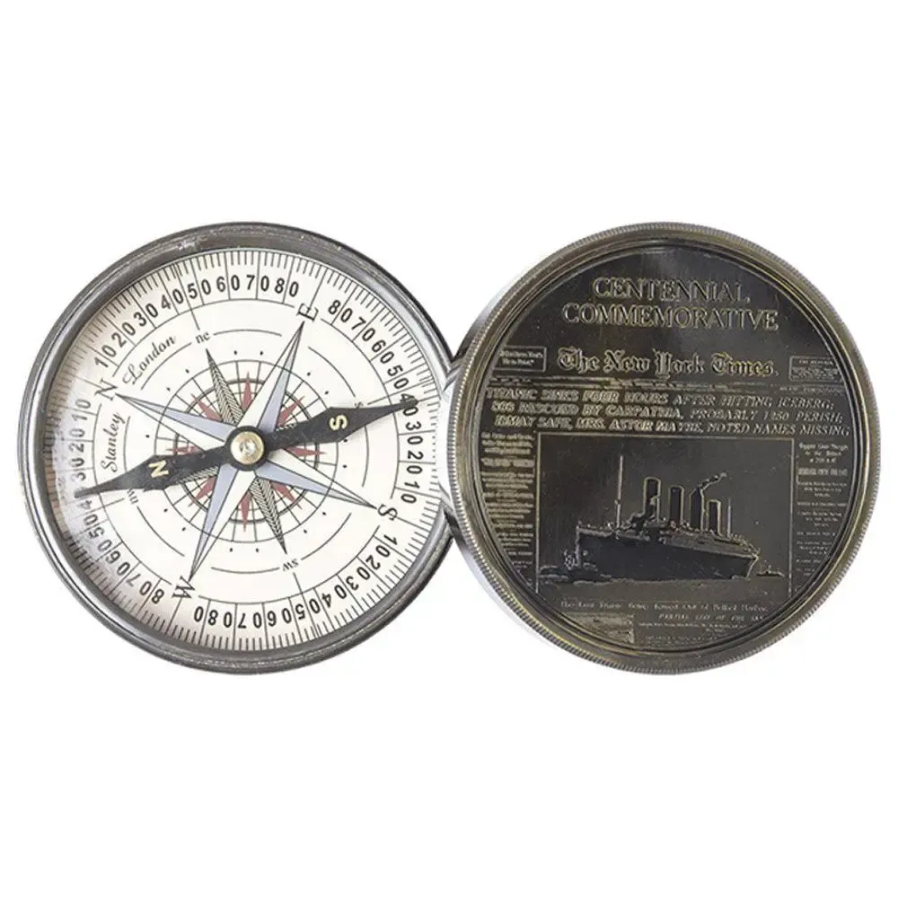 Titanic Kompass Messing 7 cm Durchmesser