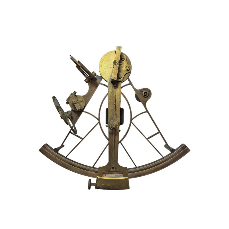 Sextant Messing mit Holzgriff, Fehlteile Sextant Messing mit Holzgriff, Fehlteile