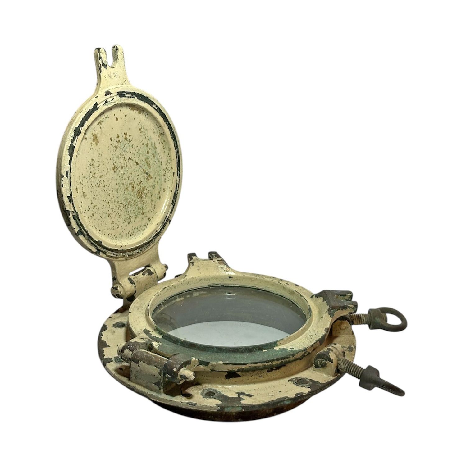 Bullauge mit Seeschlagdeckel und 26 cm Durchmesser Bullauge mit Seeschlagdeckel und 26 cm Durchmesser