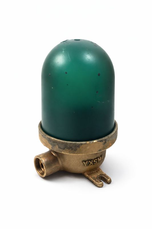 Schiffslampe Maschinenraumlampe grün