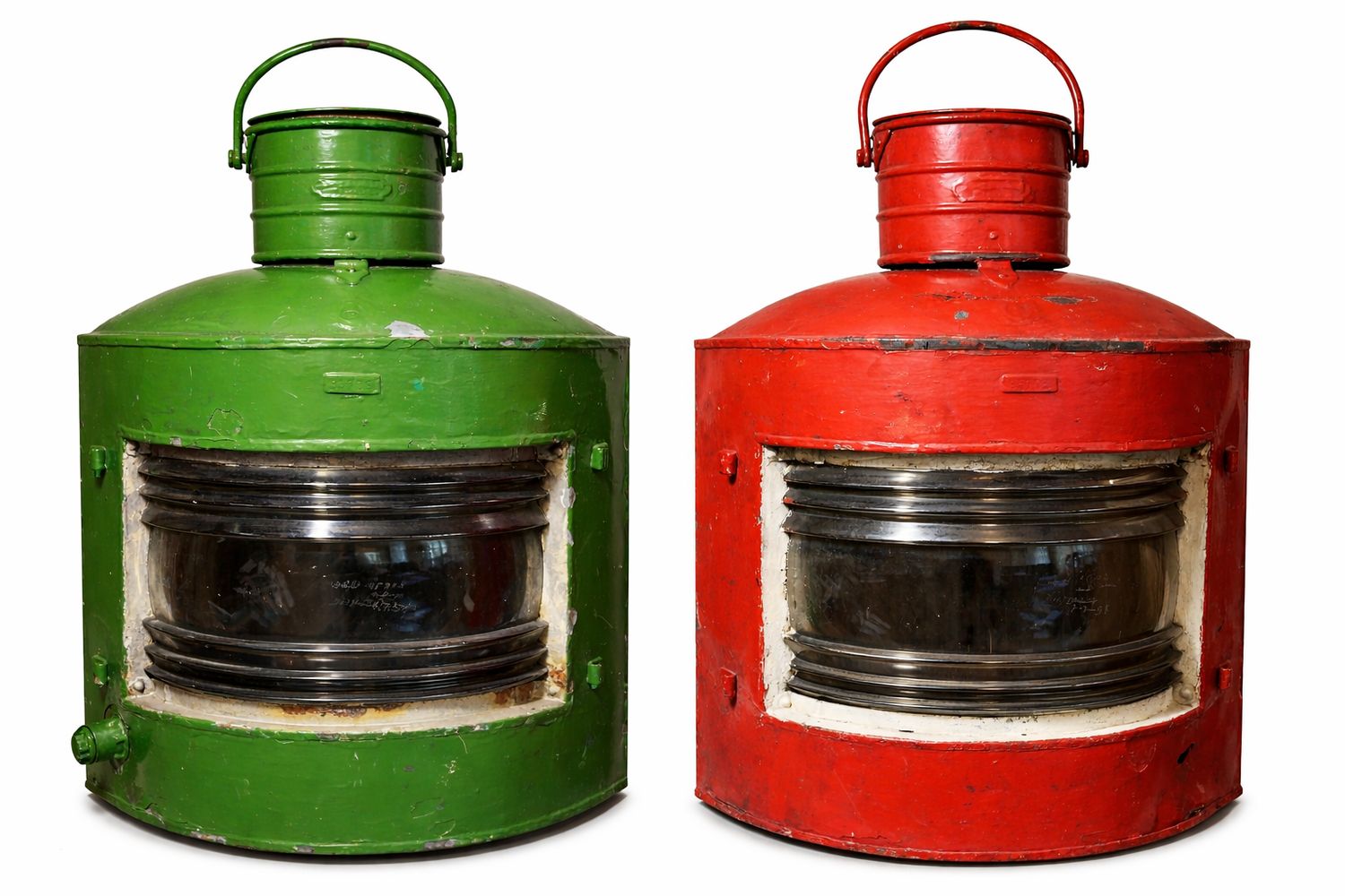 Paar große Positionslampen ca. von 1944