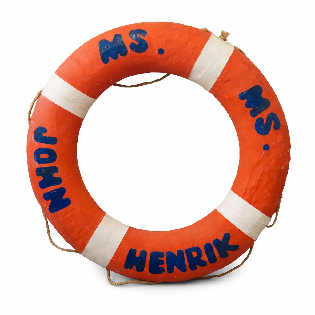 Rettungsring MS JOHN HENRIK original alt