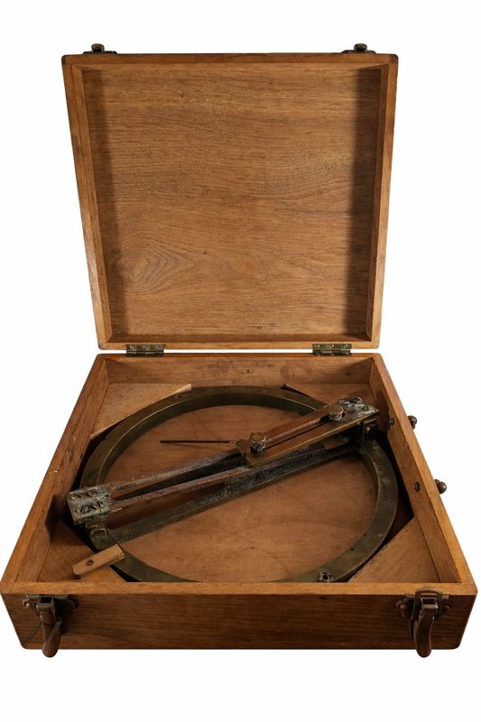 Peilaufsatz Messing in Transportbox