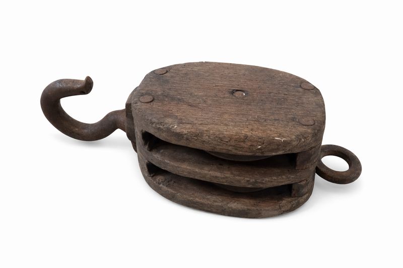 Schiffsblock groß Umlenkrolle Talje 2-Scheiben