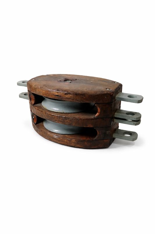 Schiffsblock Talje 2-Scheiben Umlenkrolle