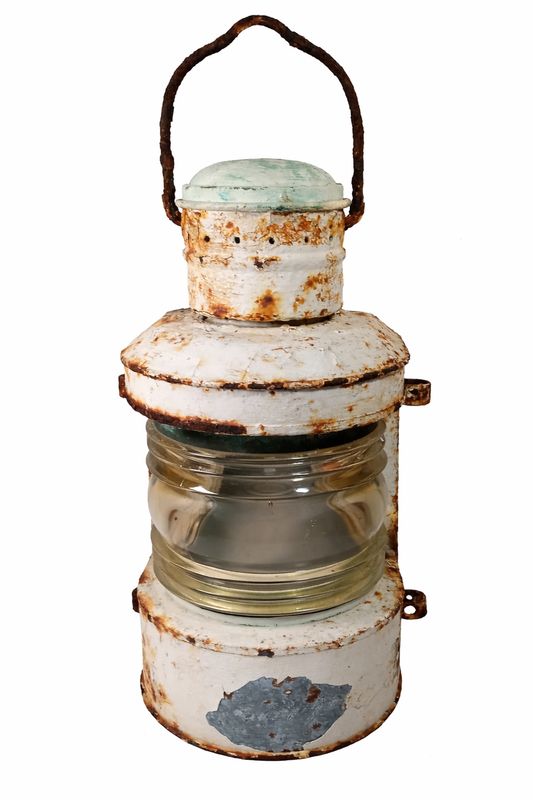 Toplicht Schiffslampe verzinktes Metall