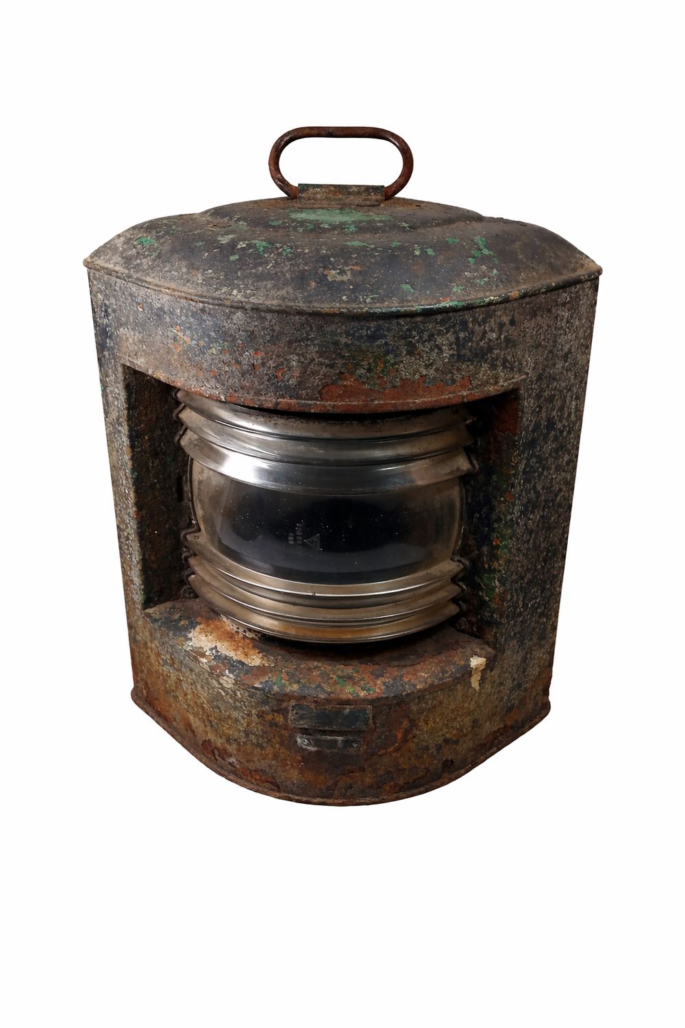 Große Positionslampe Steuerbord verzinktes Blech