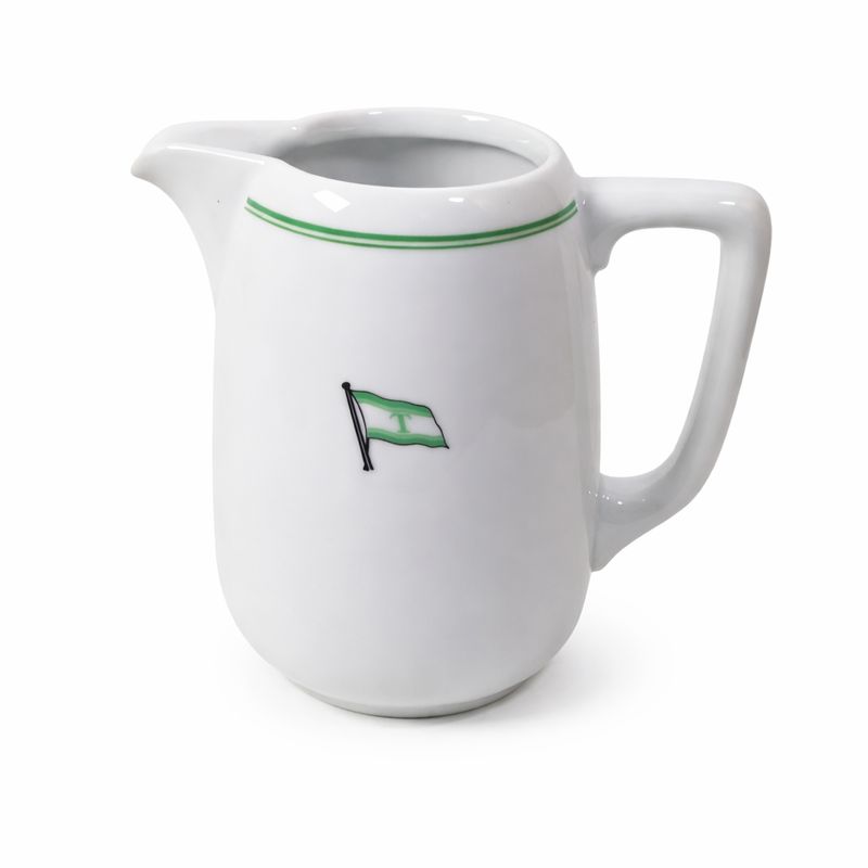 Große Milchkanne Reederei Alfred Töpfer, Hamburg