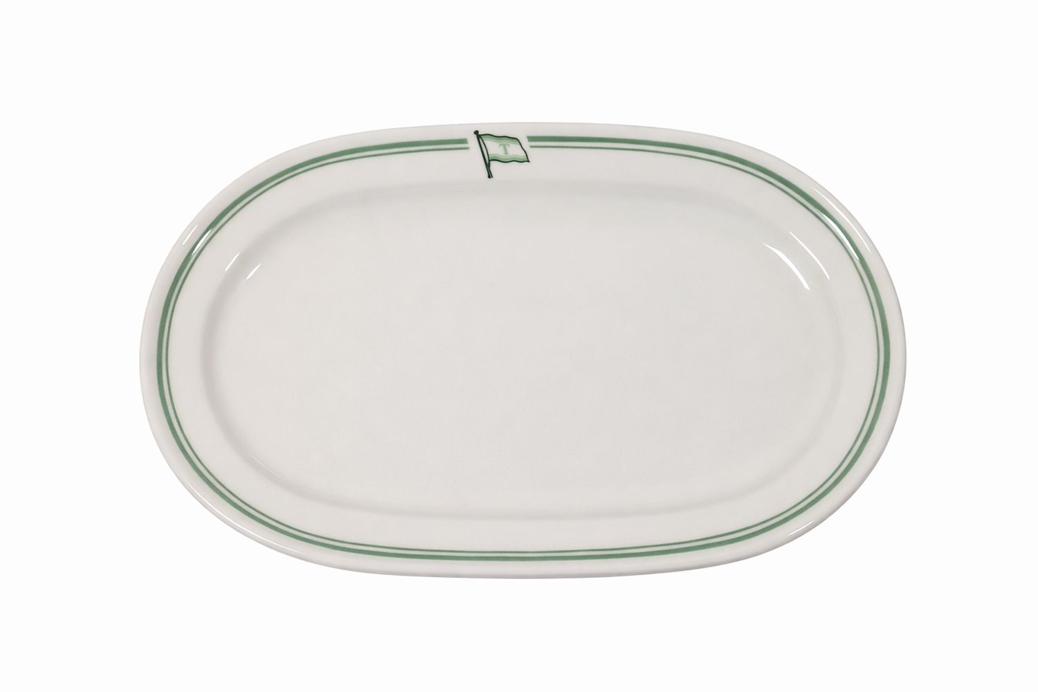 Porzellanplatte Reederei Alfred Töpfer, Hamburg