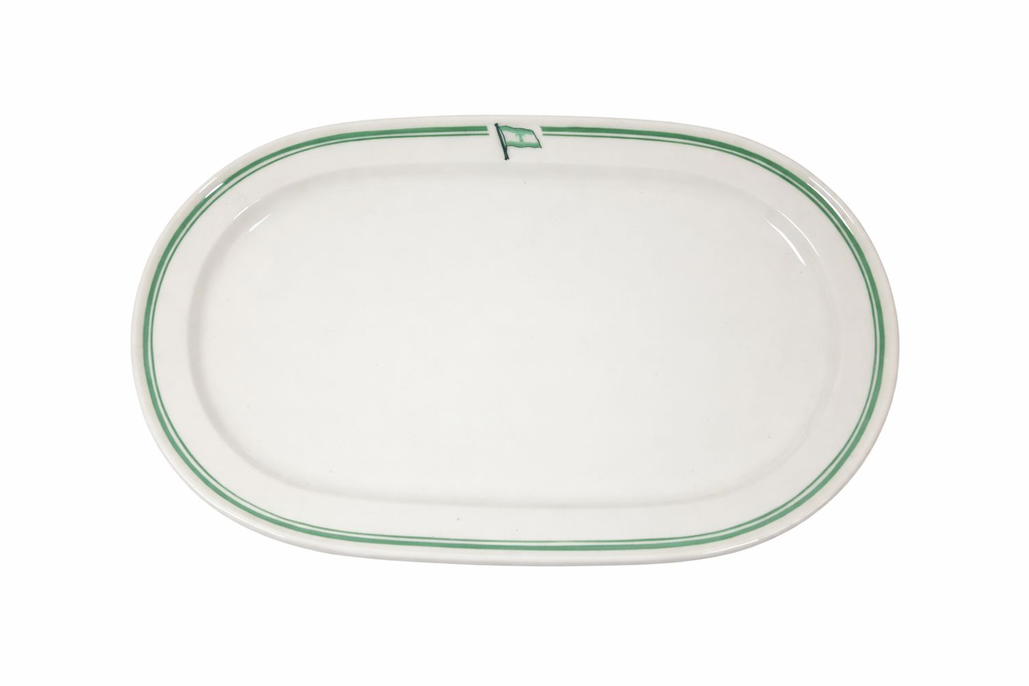 Porzellanplatte Reederei Alfred Töpfer, Hamburg