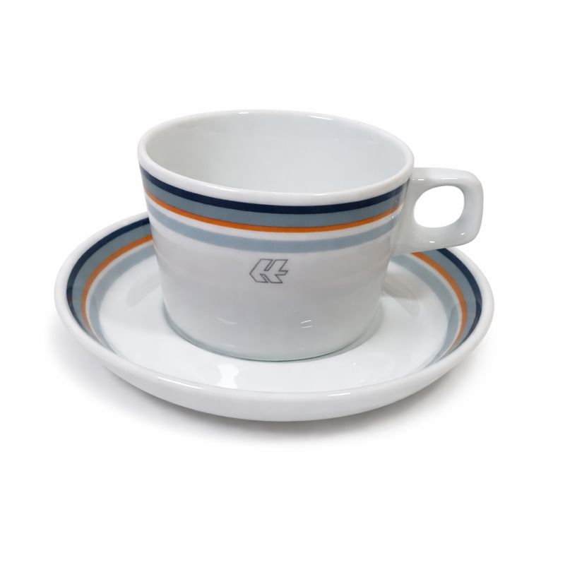 Tasse mit Untertasse Reederei Hapag-Lloyd Hamburg Frachtschiff