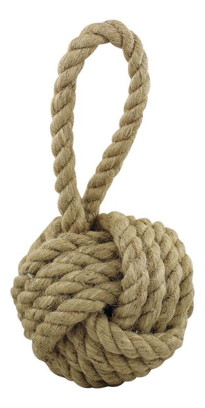 Türstopper Affenfaust großer Seemannsknoten aus Tau