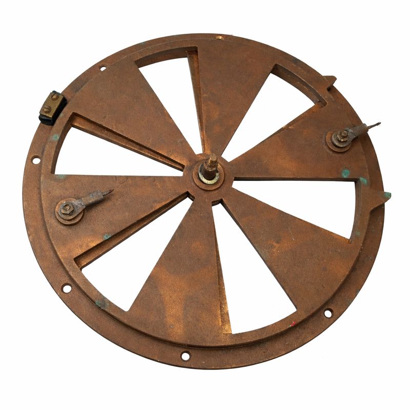 Rundes Lüftungsgitter Metallguss 35 cm