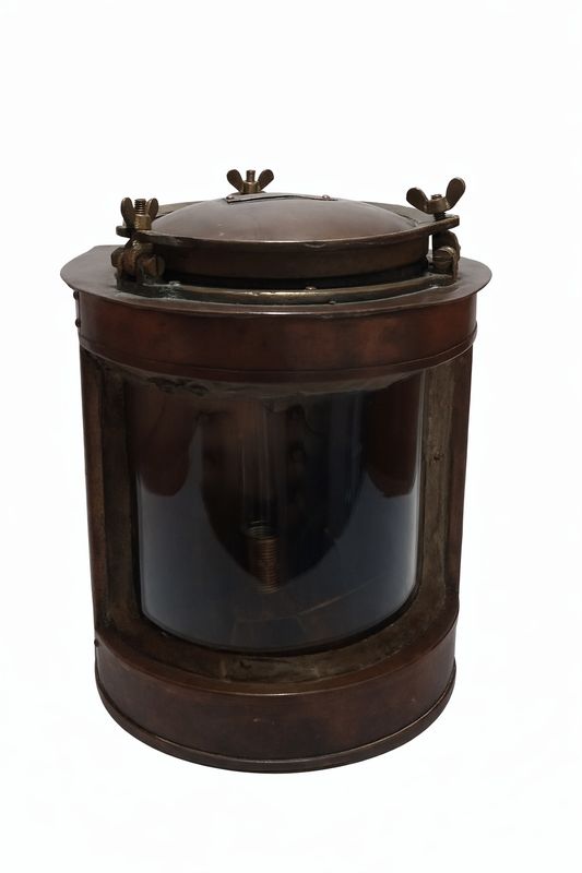 Toplicht Schiffslampe Kupfer Glasgow