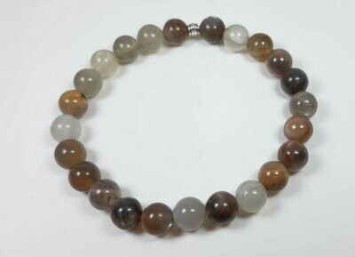 Bracelet pierre de lune noire