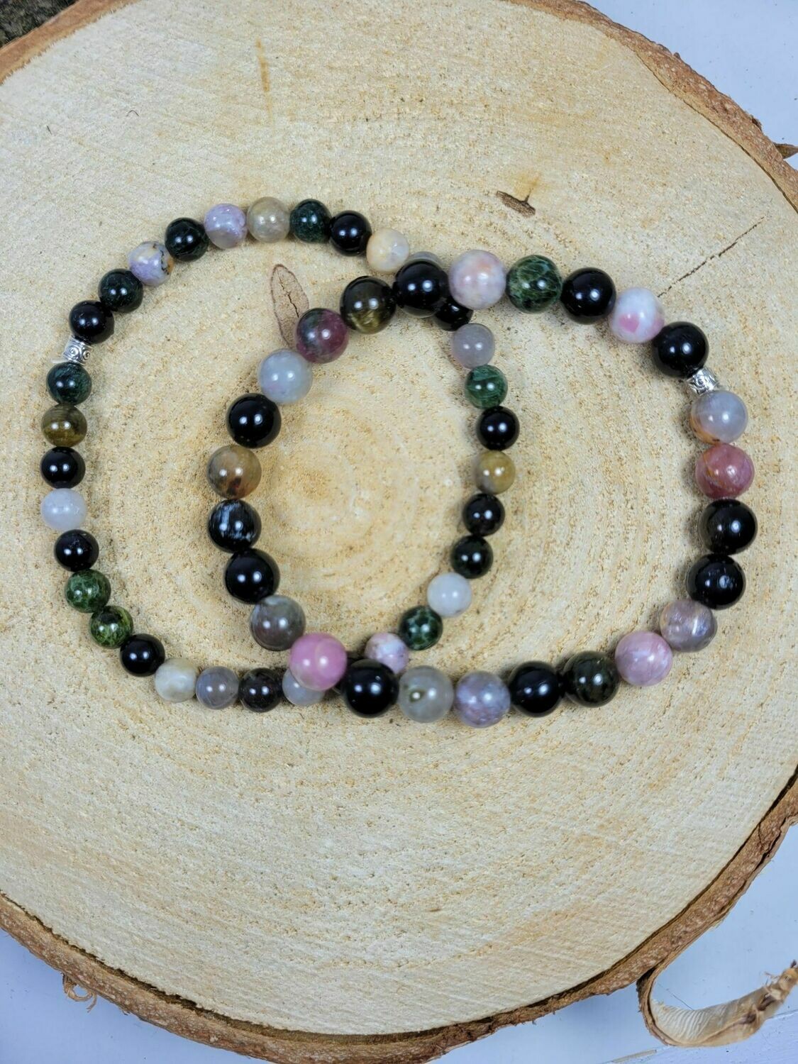 Bracelet tourmaline multicolore
