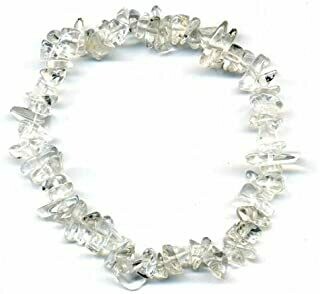 Bracelet cristal de roche  baroque
