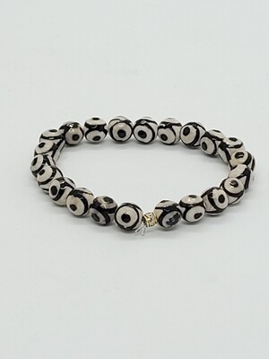 Bracelet agate tibet