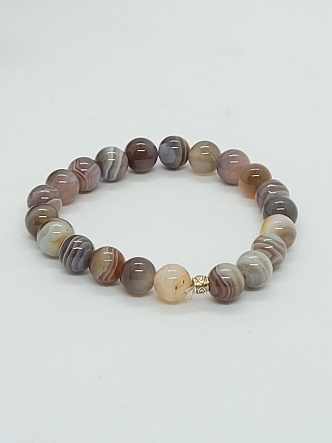 Bracelet Agate de Botswana