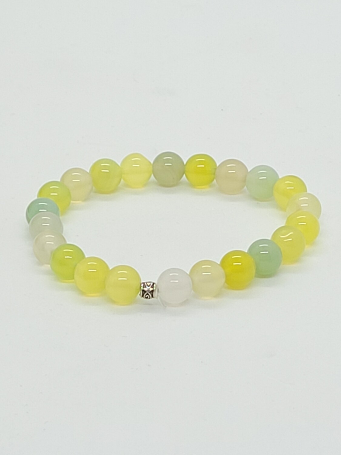 Bracelet agate raisin