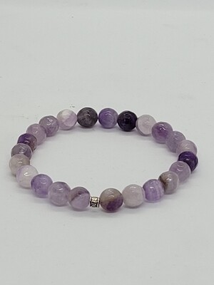 Bracelet améthyste chevron