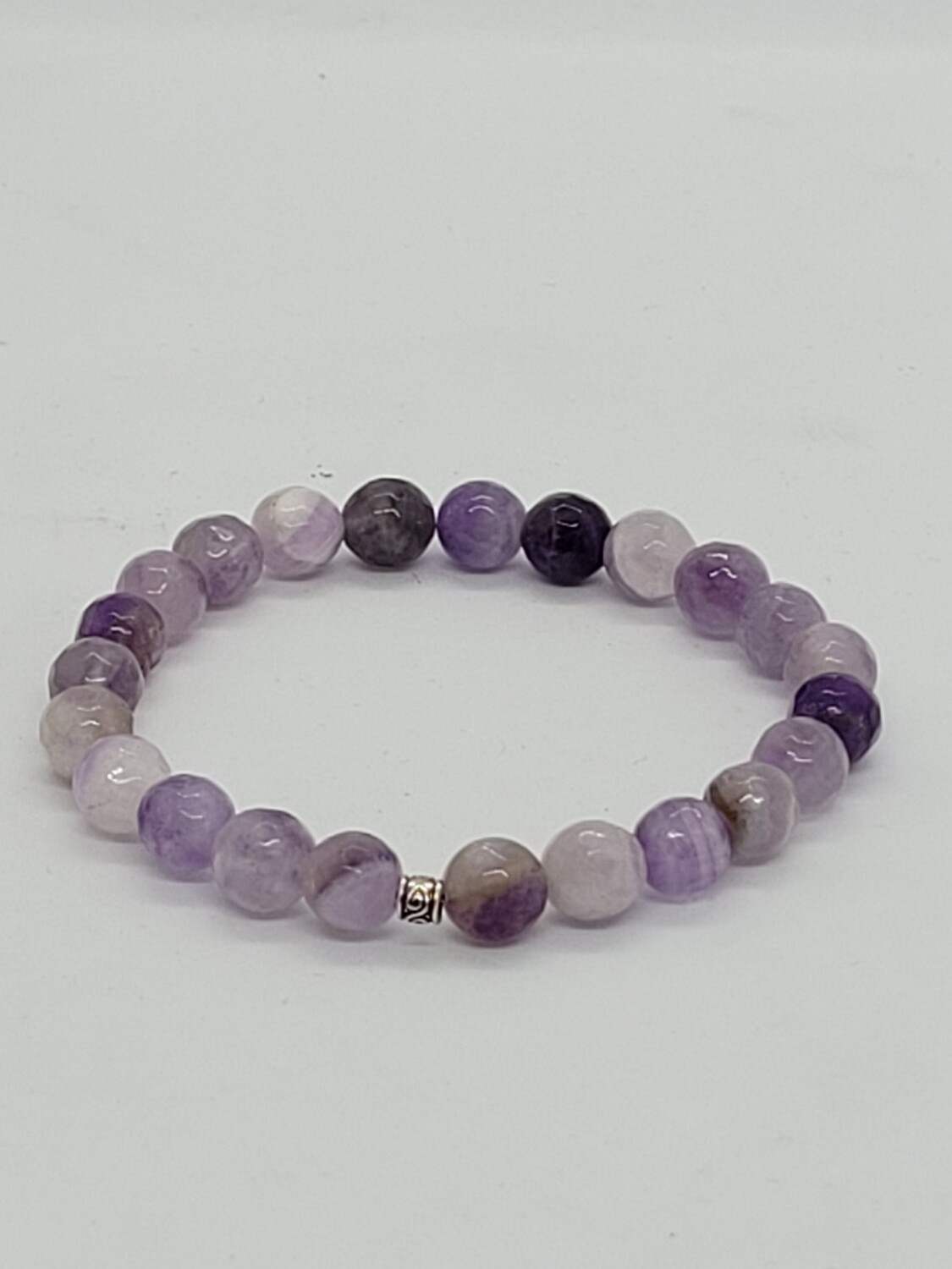 Bracelet améthyste chevron