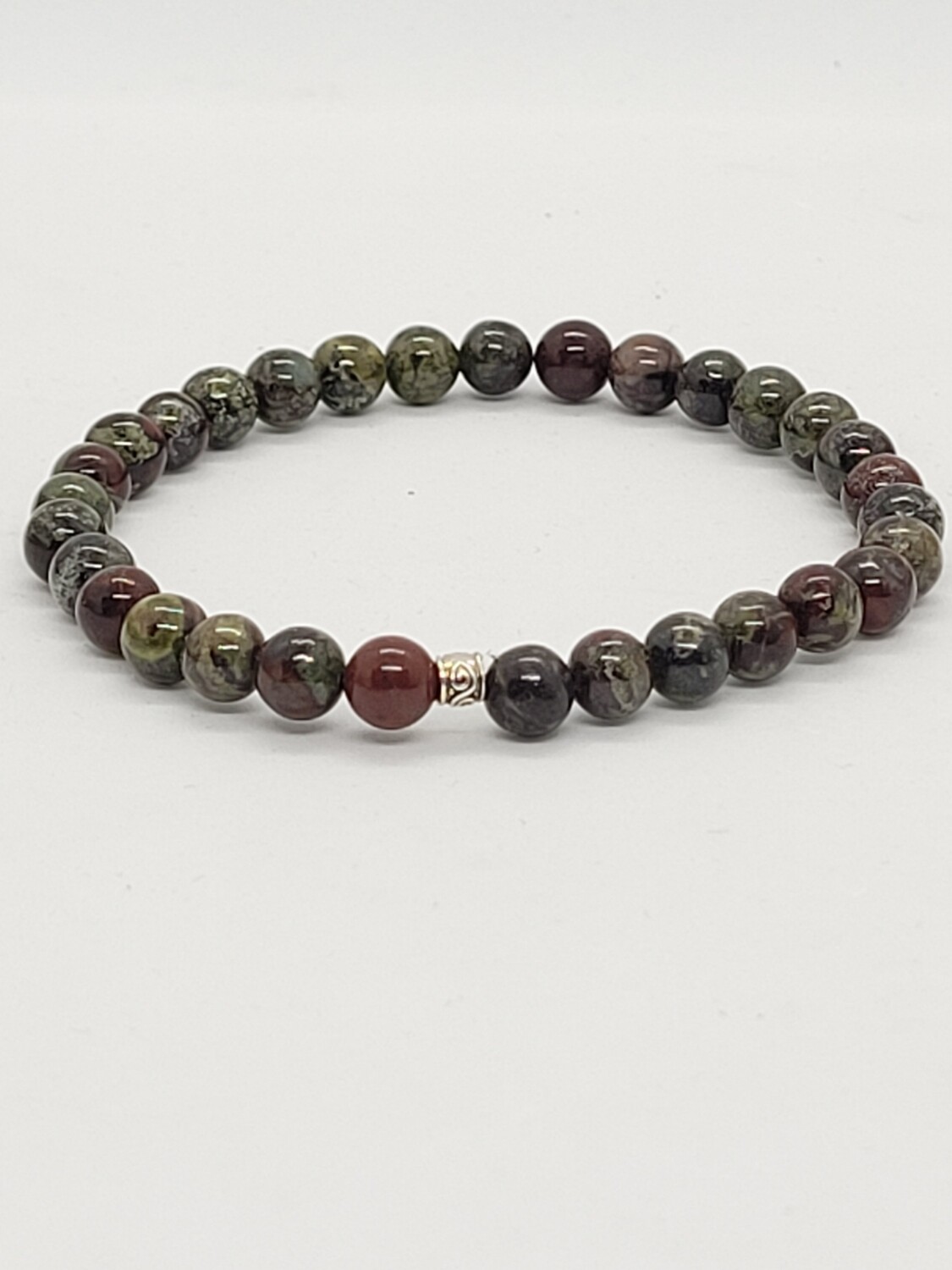 Bracelet jaspe sang de dragon