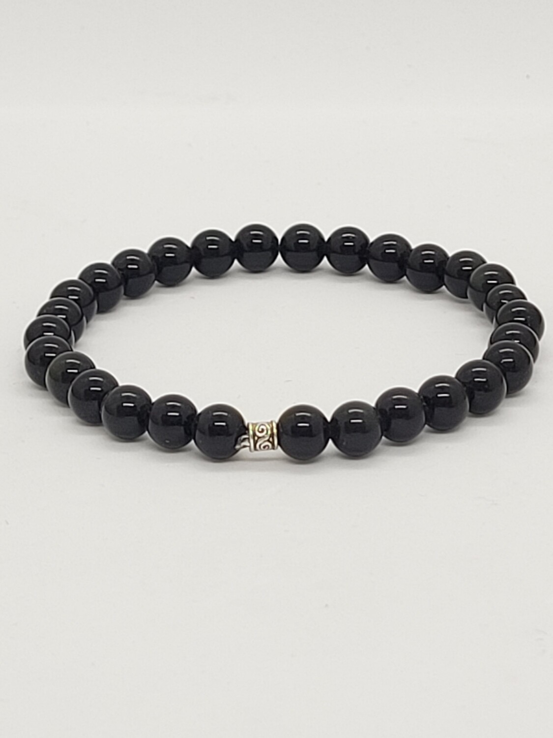 Bracelet obsidienne oeil céleste