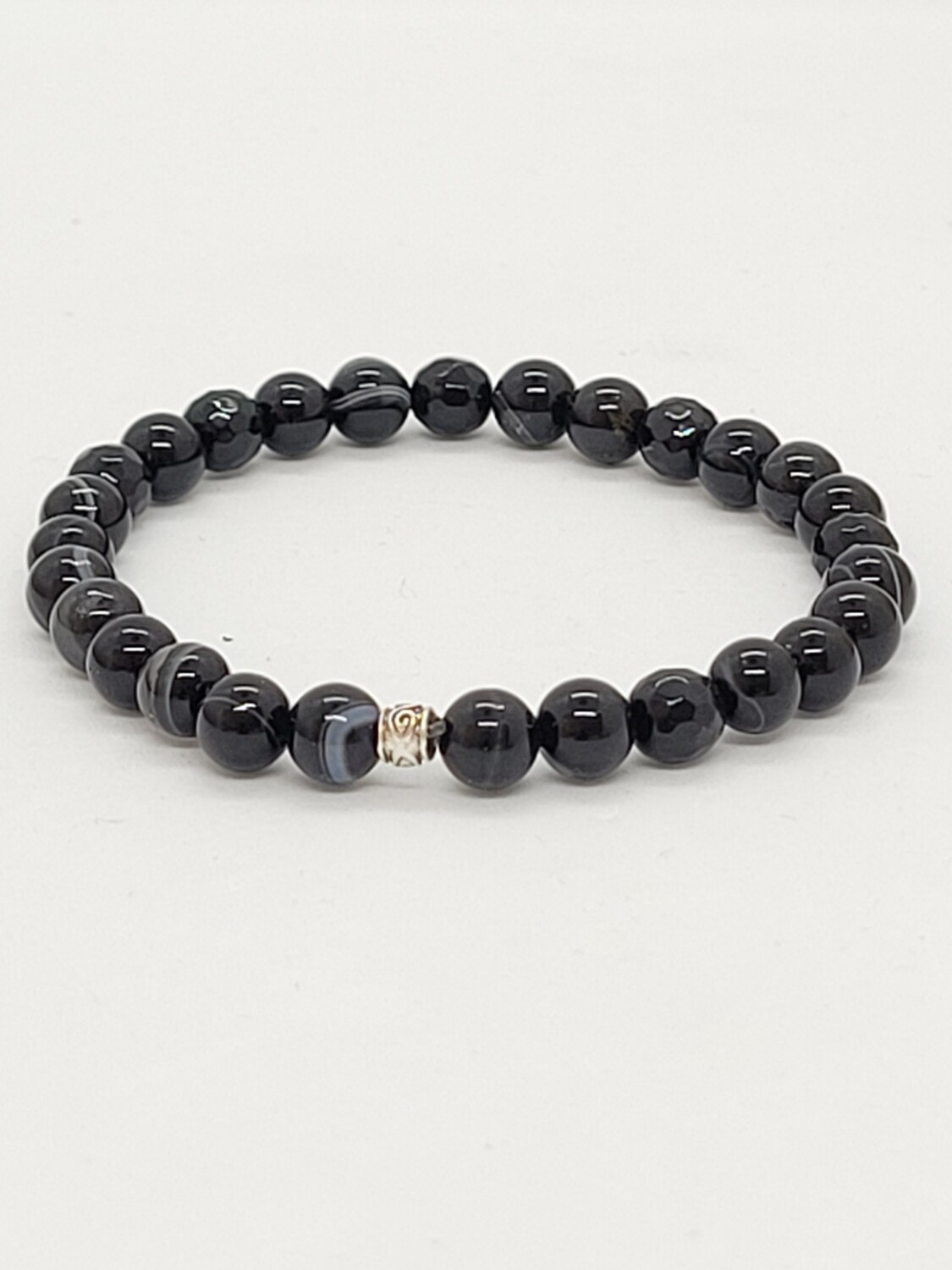 Bracelet onyx noir