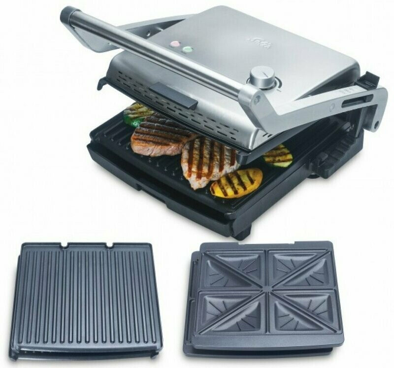 SOLIS Grill & More with sandwich plates