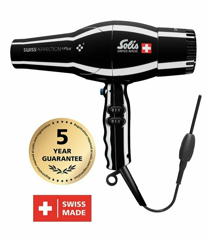 Solis Haartrockner Swiss Perfection Plus Schwarz Typ 3801