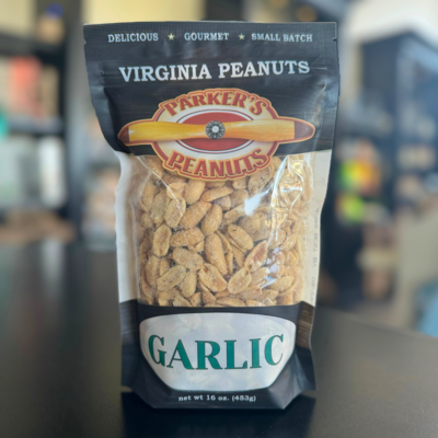 Garlic Peanuts 16 oz