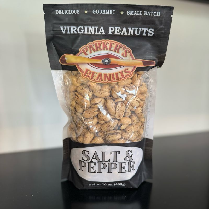 Salt and Pepper Peanuts 16oz