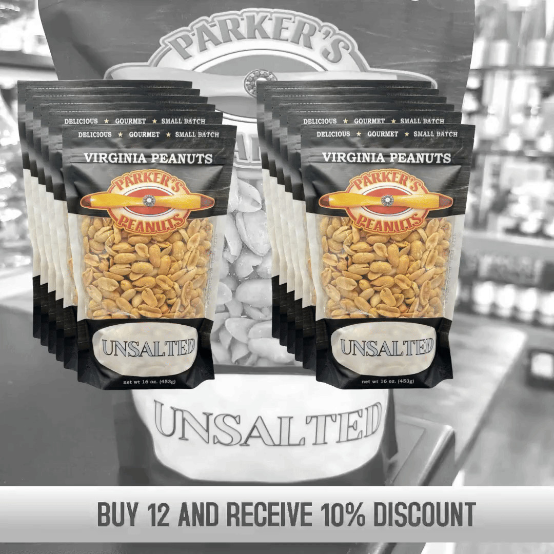 Unsalted Peanuts 16oz - 10% Case Discount