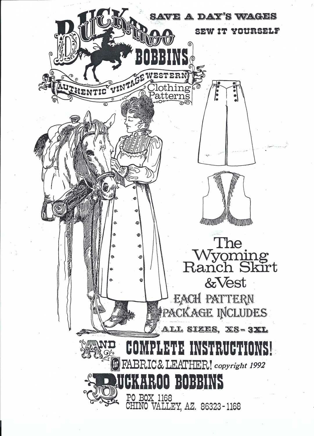 Wyoming Ranch Skirt
