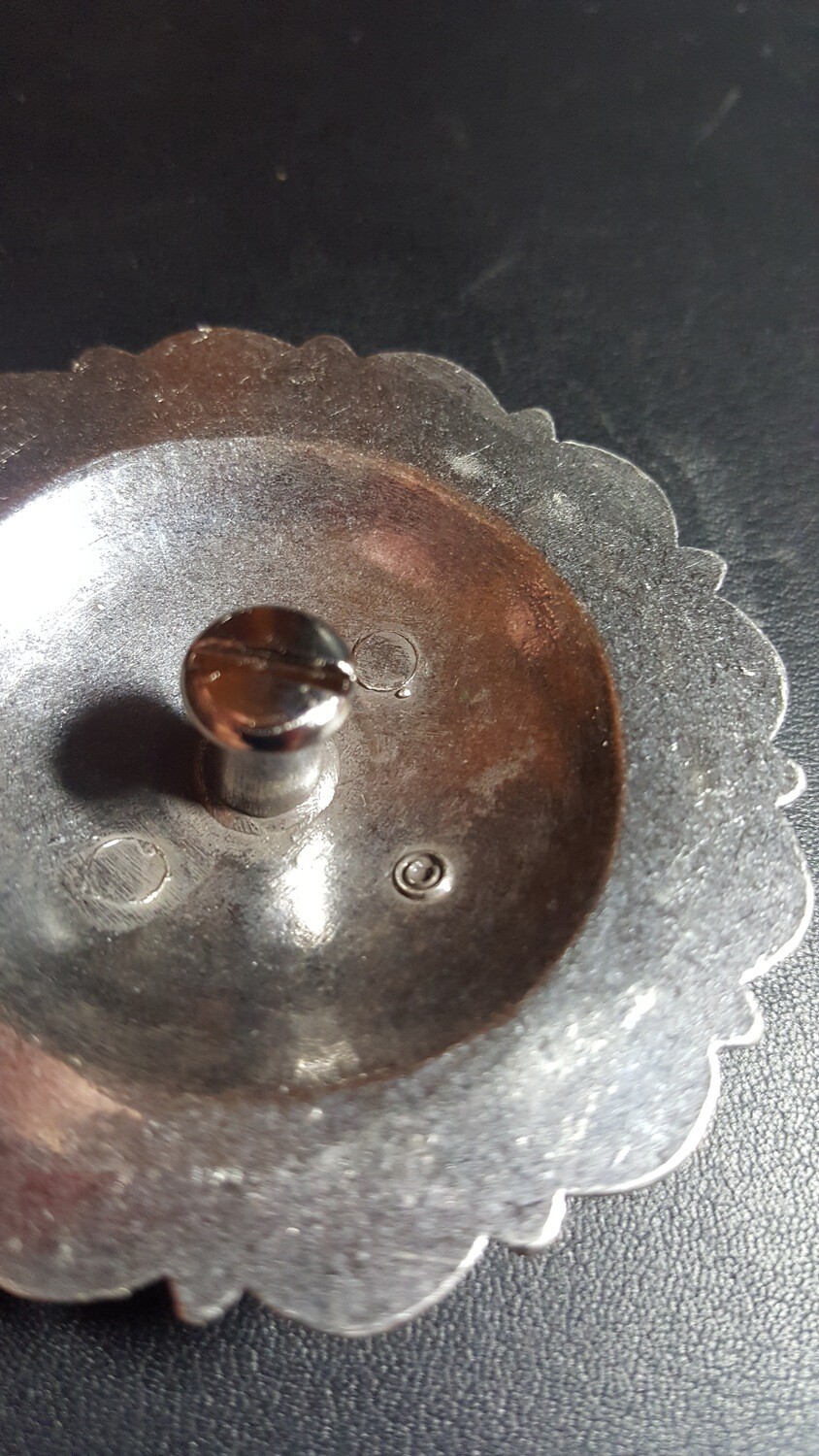 2-3/8 Inch Diameter Silver Bronco