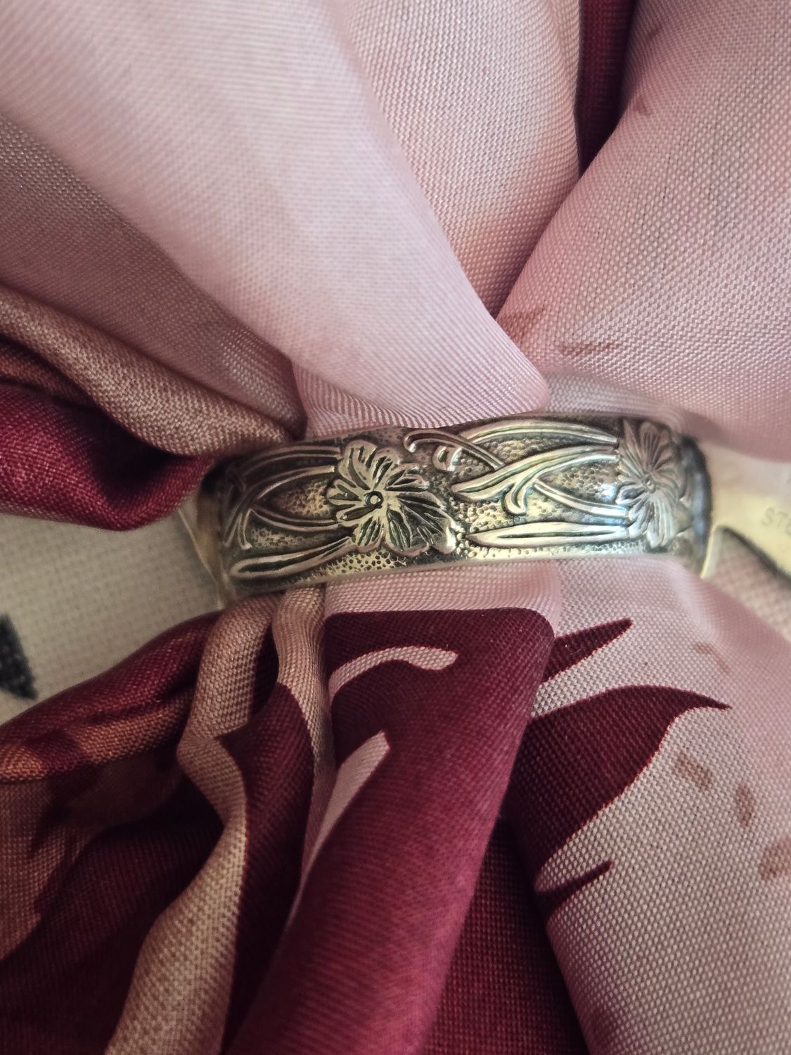 Lady Mounter Shooter Sterling Silver Scarf Slide