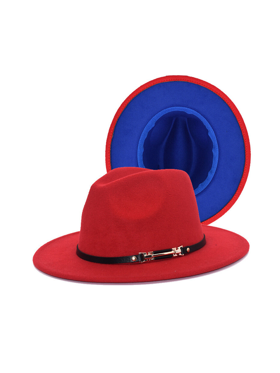 FEDORA - RED/BLUE