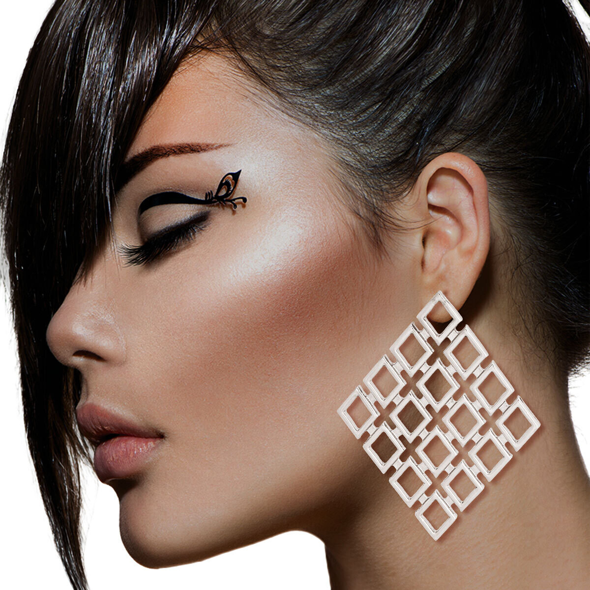 FILIGREE DIAMOND CASTING STUDS EARRINGS
