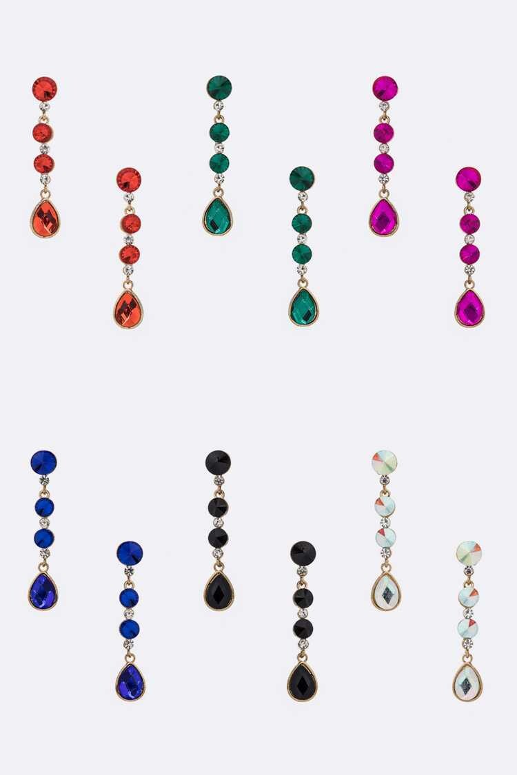 TEARDROP BRIDAL EARRINGS