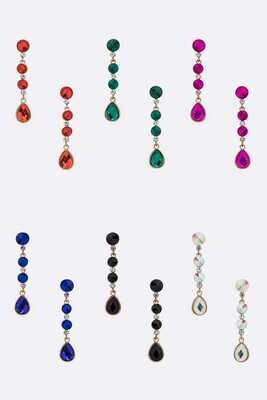 TEARDROP BRIDAL EARRINGS
