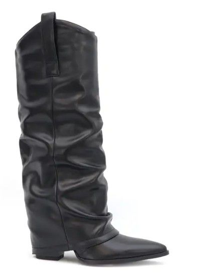 FAUX LEATHER BOOTS